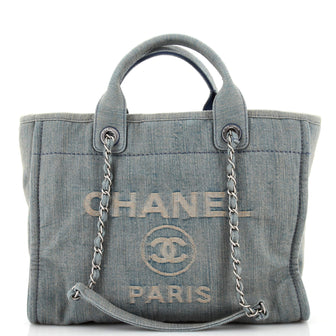 Chanel Deauville NM Tote Denim Small