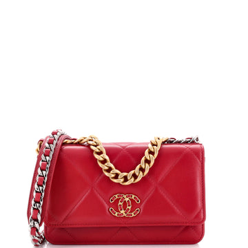 Chanel 19 Wallet on Chain Quilted Lambskin