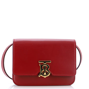 Burberry TB Flap Bag Leather Mini