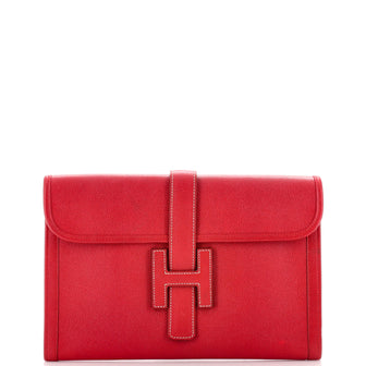 Hermes Jige Clutch Courchevel PM