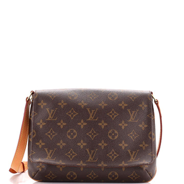Louis Vuitton Musette Tango Handbag Monogram Canvas