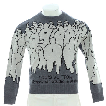 Louis Vuitton Men's Studio Crewneck Sweater Wool