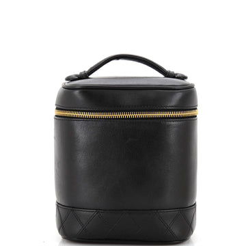 Chanel Vintage Cosmetic Case Lambskin Tall