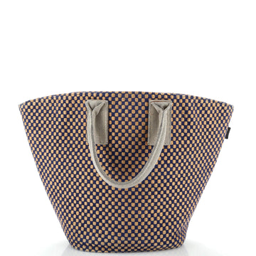 Hermes Basket Weave Tote Woven Jute Medium