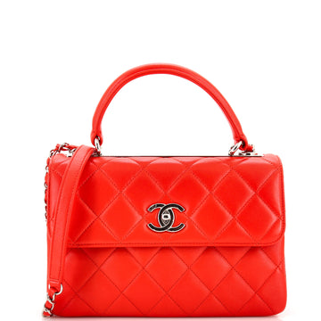 Chanel Trendy CC Top Handle Bag Quilted Lambskin Small