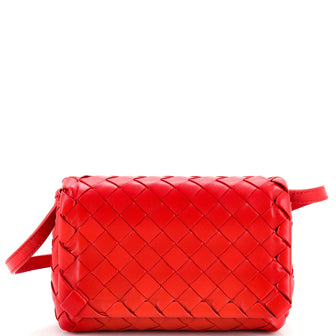 Bottega Veneta Convertible Flap Shoulder Bag Intrecciato Nappa Mini