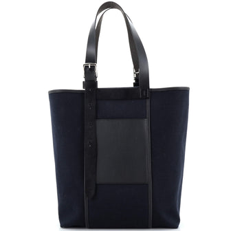 Hermes Etriviere Pocket Tote Toile and Leather 27