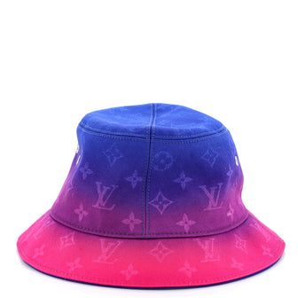 Louis Vuitton Bucket Hat Limited Edition Illusion Monogram Taurillon Leather