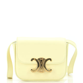 Celine Triomphe Shoulder Bag Smooth Calfskin Mini
