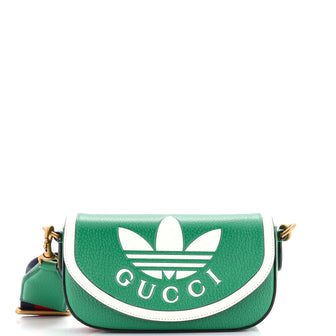 Gucci x adidas Flap Shoulder Bag Leather Mini