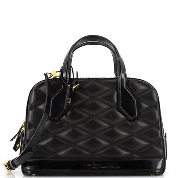 Louis Vuitton Dora Handbag Malletage Leather PM