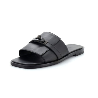Hermes Women's Gabriel Slide Sandals Leather