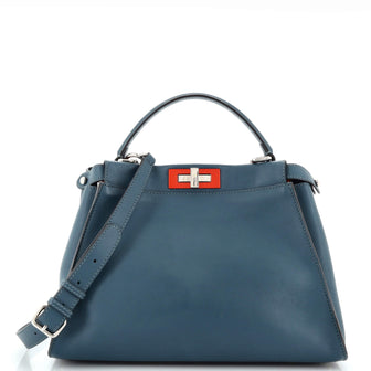 Fendi Peekaboo Bag Soft Leather Regular
