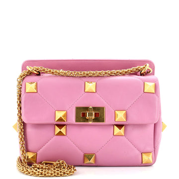 Valentino Garavani Roman Stud Flap Bag Quilted Leather Medium