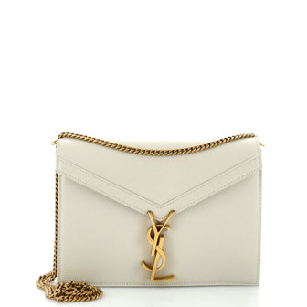 Saint Laurent Cassandra Chain Shoulder Bag Leather Small