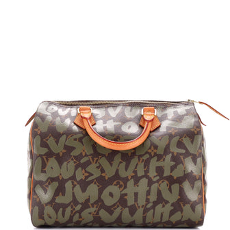 Louis Vuitton Speedy Handbag Limited Edition Monogram Graffiti 30