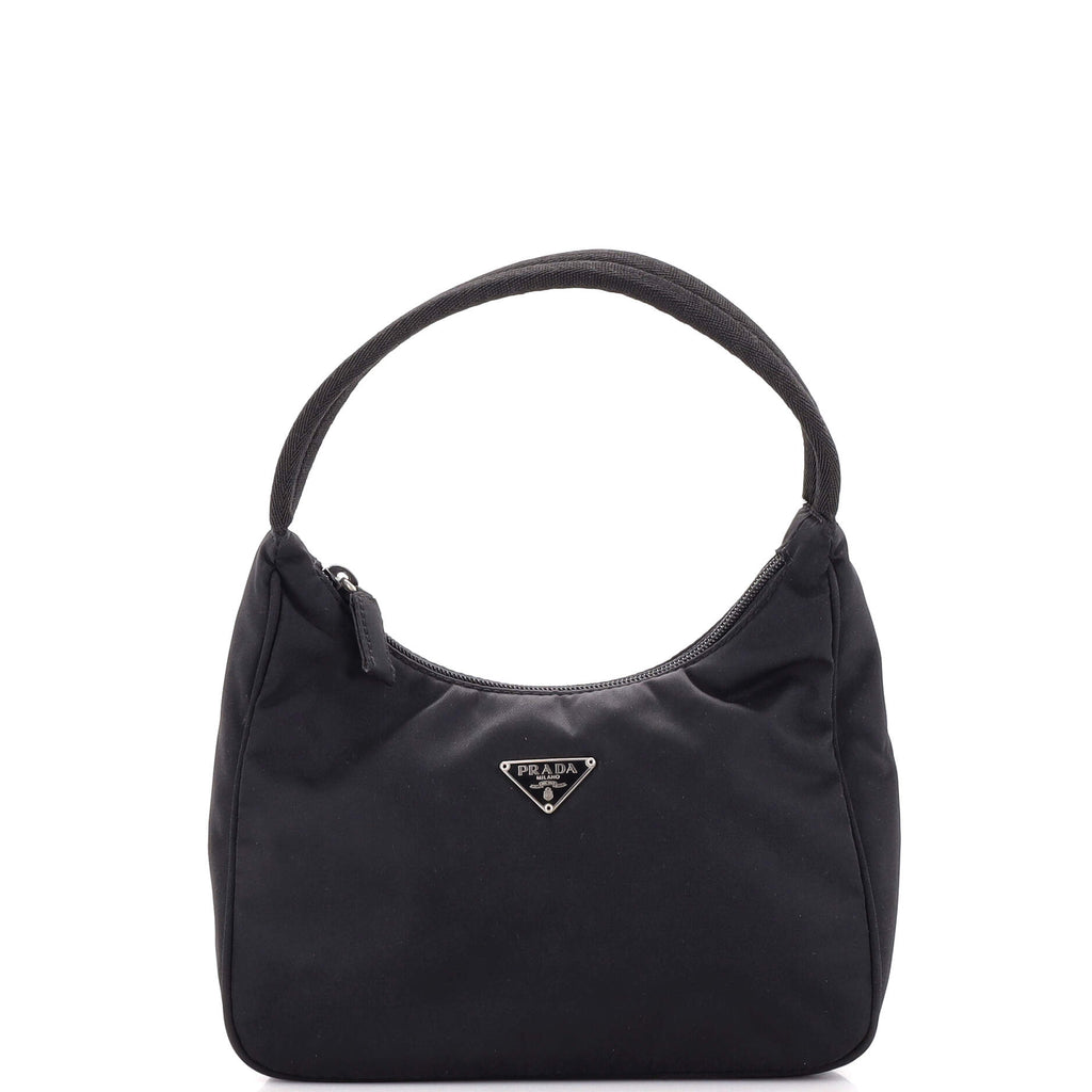 Prada Hobo Tessuto Mini Black 25858221