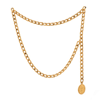Chanel Vintage Medallion Chain Belt Metal