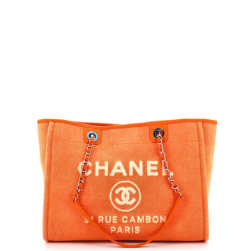Chanel Deauville Tote Mixed Fibers Small