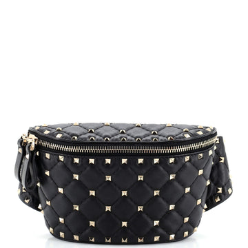 Valentino Garavani Rockstud Spike Belt Bag Quilted Leather