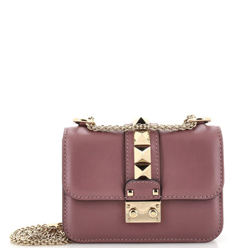 Valentino Garavani Glam Lock Shoulder Bag Leather Mini