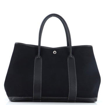 Hermes Garden Party Tote Toile and Leather 36