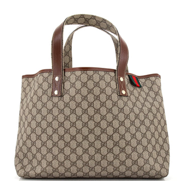 Gucci Web Loop Tote GG Coated Canvas Medium