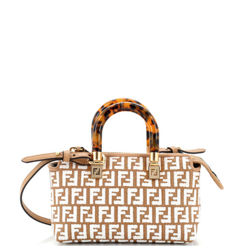 Fendi By The Way Top Handle Bag Zucca Tapestry Mini