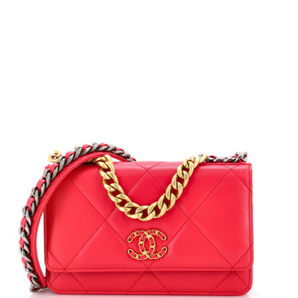 Chanel 19 Wallet on Chain Quilted Lambskin
