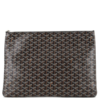 Goyard Senat Zip Pouch Coated Canvas GM