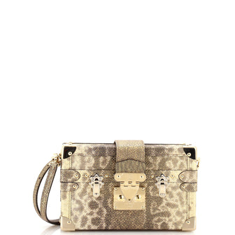 Louis Vuitton Petite Malle Handbag Lizard