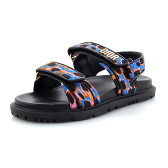 Christian Dior Women's DiorAct Sandals Printed Technical Fabric