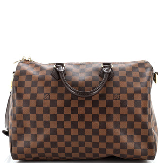 Louis Vuitton Speedy Bandouliere Bag Damier 35