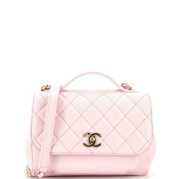 Chanel Business Affinity Flap Bag Quilted Caviar Small