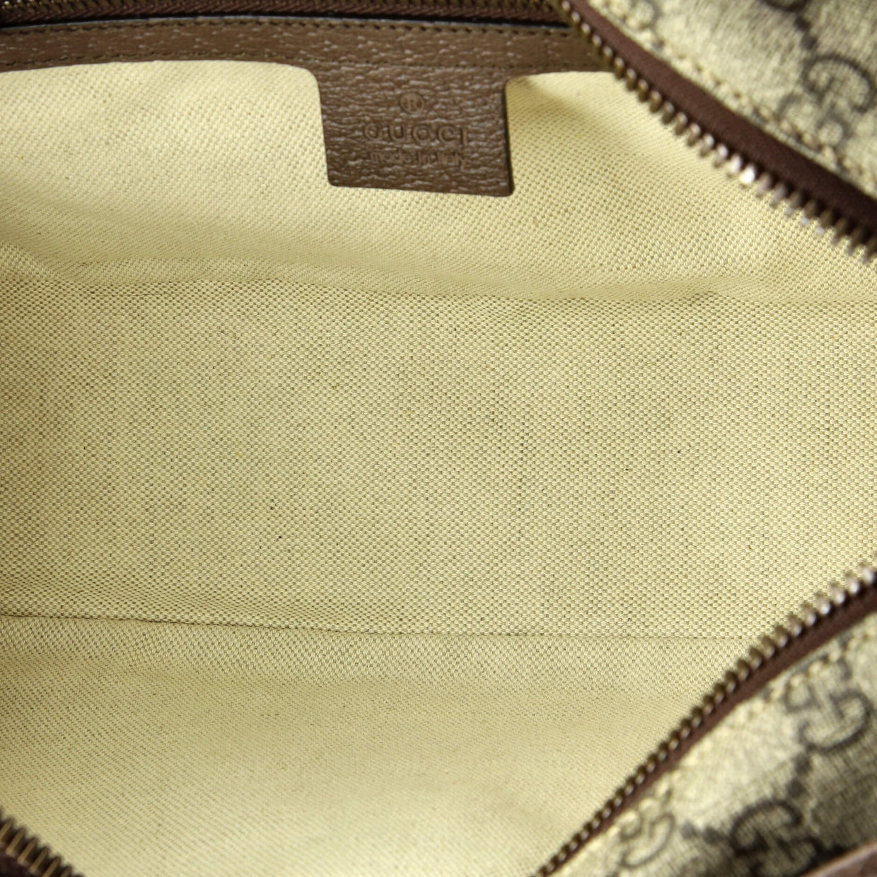 Gucci Ophidia Top Handle Camera Bag GG Coated Canvas Medium Brown 2591961