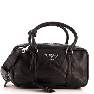 Prada Re-Edition Top Handle Bauletto Bag Nappa Antique Medium