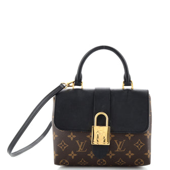 Louis Vuitton Locky Handbag Monogram Canvas with Leather BB