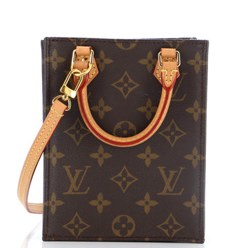 Louis Vuitton Petit Sac Plat Bag Monogram Canvas