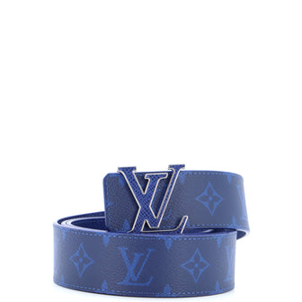 Louis Vuitton LV Initiales Reversible Belt Monogram Taigarama Wide