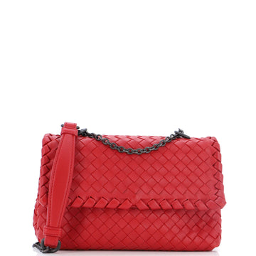 Bottega Veneta Olimpia Crossbody Bag Intrecciato Nappa Small