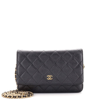 Chanel Wallet on Chain Quilted Caviar
