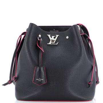 Louis Vuitton Lockme Bucket Bag Leather