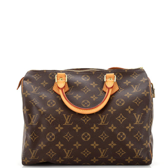 Louis Vuitton Speedy Handbag Monogram Canvas 30
