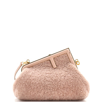 Fendi First Bag Shearling Small