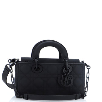 Christian Dior Ultra Matte Lady D-Joy Bag Cannage Quilt Lambskin Small