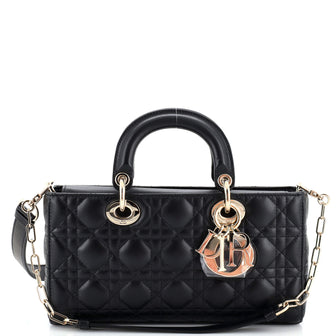 Christian Dior Lady D-Joy Bag Cannage Quilt Lambskin Medium