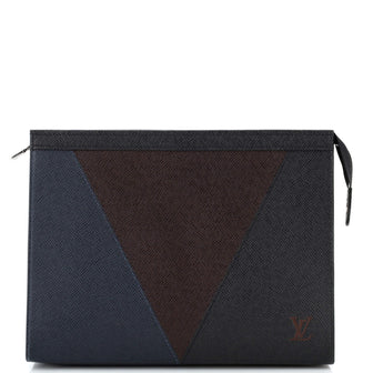 Louis Vuitton Pochette Voyage Taiga Leather MM