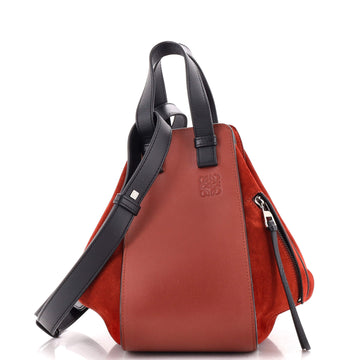 Loewe Hammock Bag Leather and Suede Small