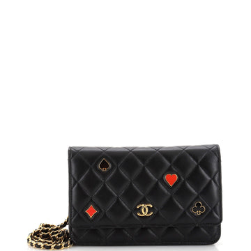 Chanel Coco Casino Wallet on Chain Quilted Lambskin