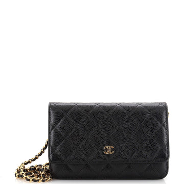 Chanel Wallet on Chain Quilted Caviar